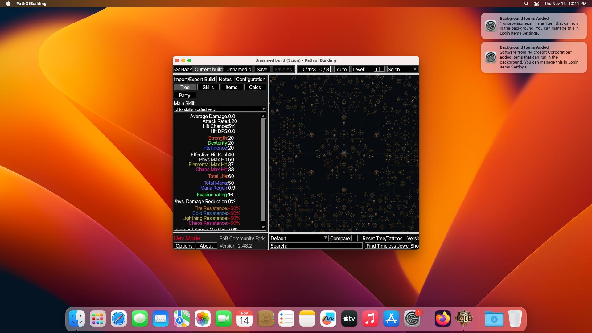 Screenshot MacOS