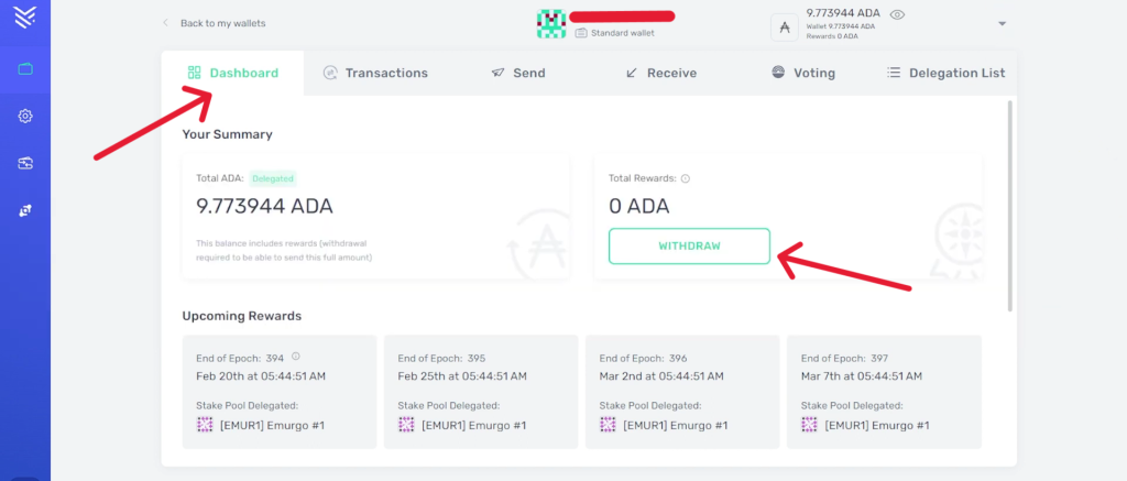 How to stake Cardano (ADA) Ledger Live