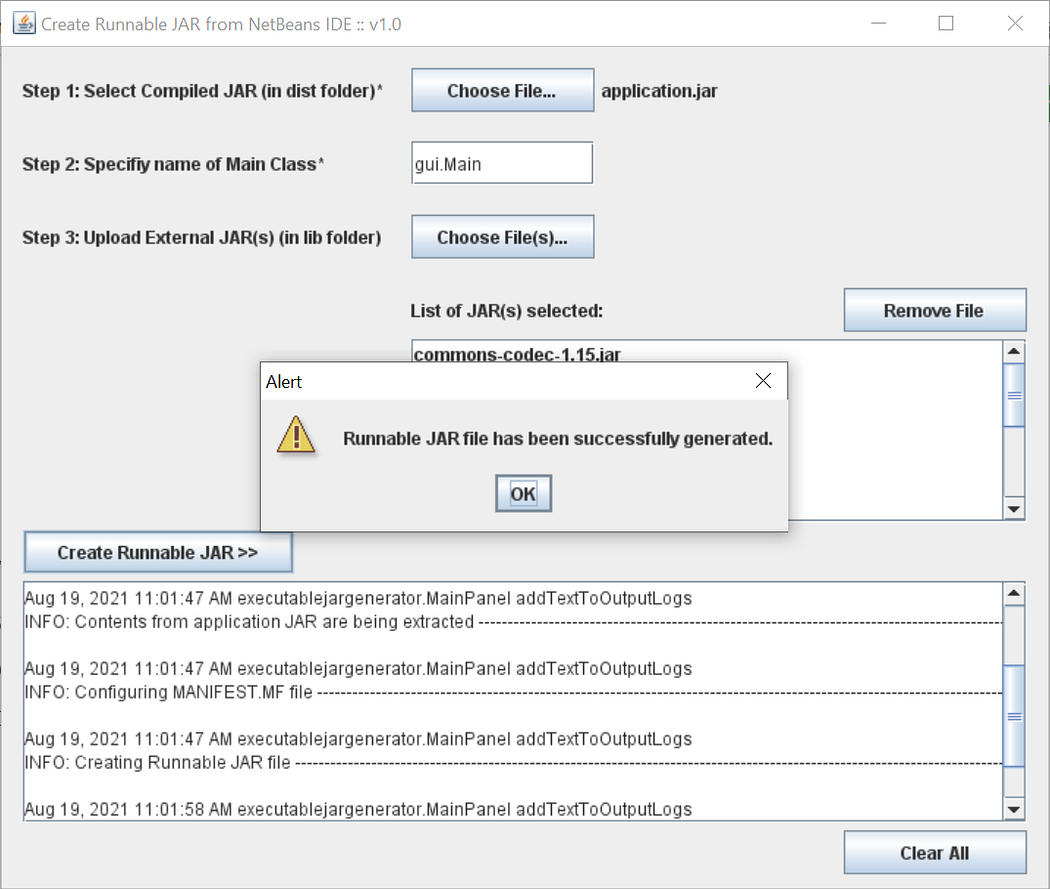 GitHub - incubated-geek-cc/Runnable-JAR-Generator: A standalone ...