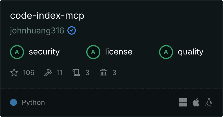 code-index-mcp MCP server