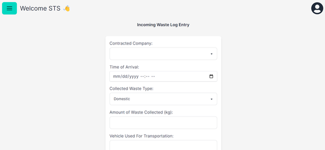 Incoming Waste Entry