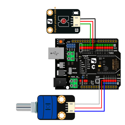 Analog sensor connection diagram