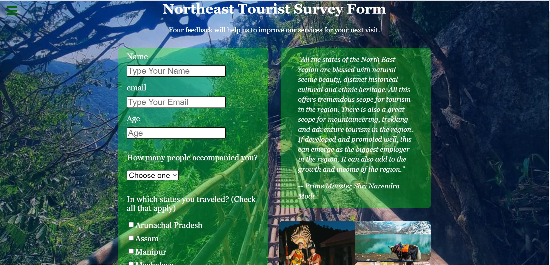 Survey Form Project