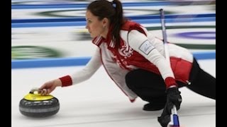 CURLING: Anna Sidorova - Skip - Team Russia  2012 European Curling Champions 