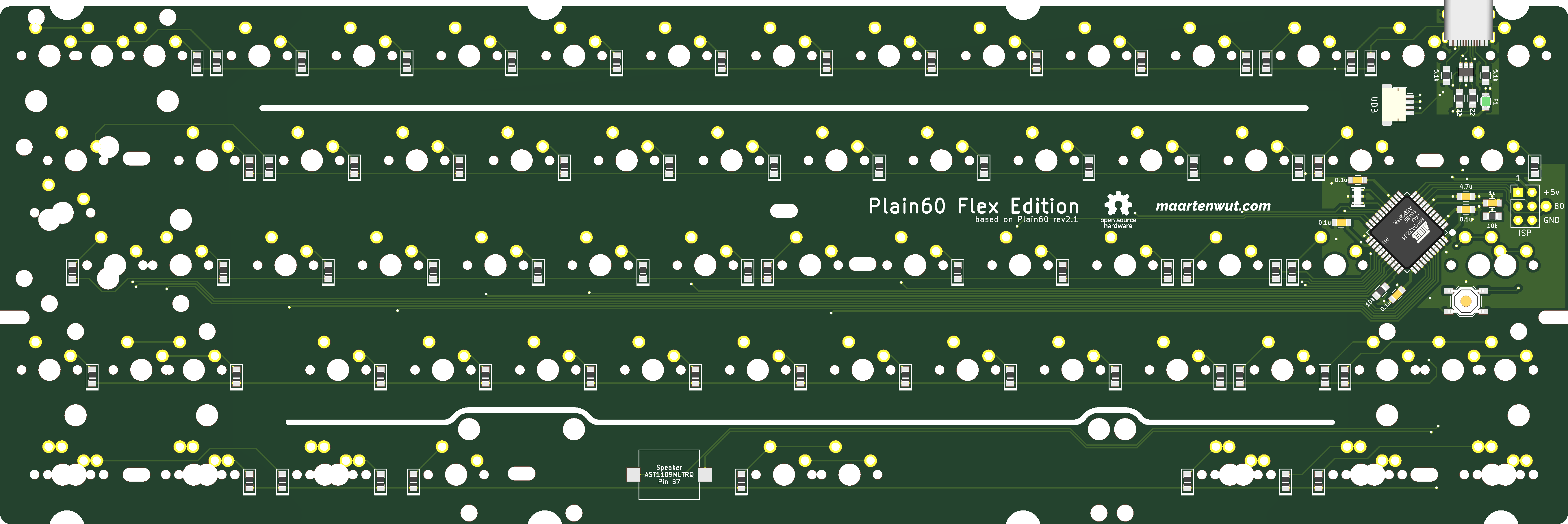 Plain60 Flex Edition PCB