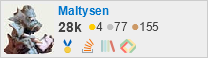 profile for Maltysen on Stack Exchange, a network of free, community-driven Q&A sites