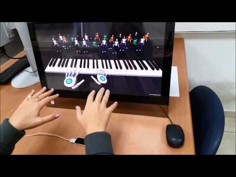 Video of Vokinhzopas - A Leap motion Piano