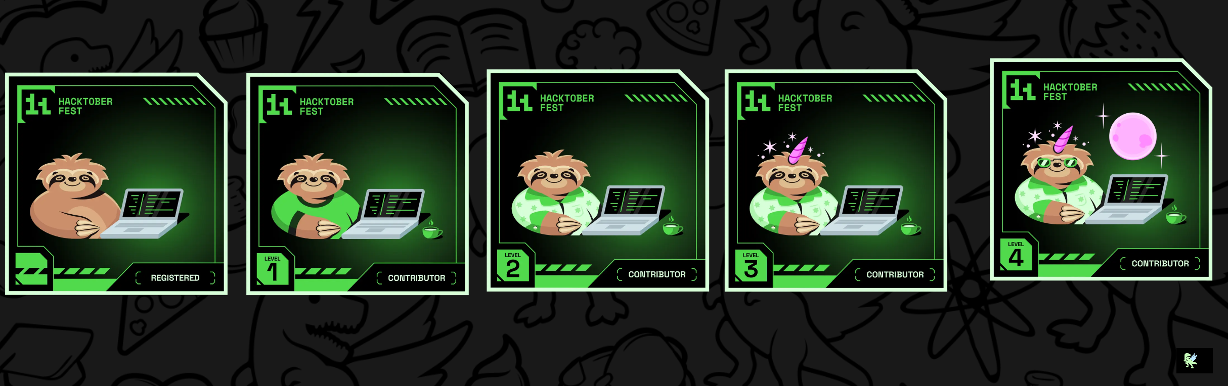 An image of @khushijoshi05's Holopin badges, which is a link to view their full Holopin profile