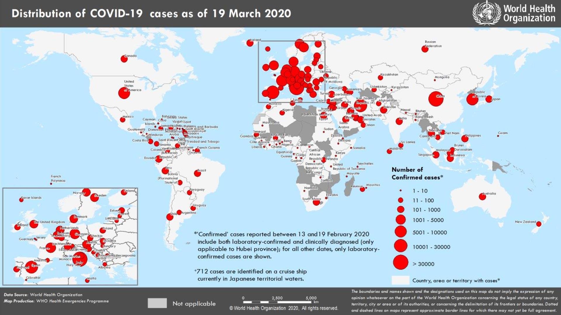 COVID Spread across the globe