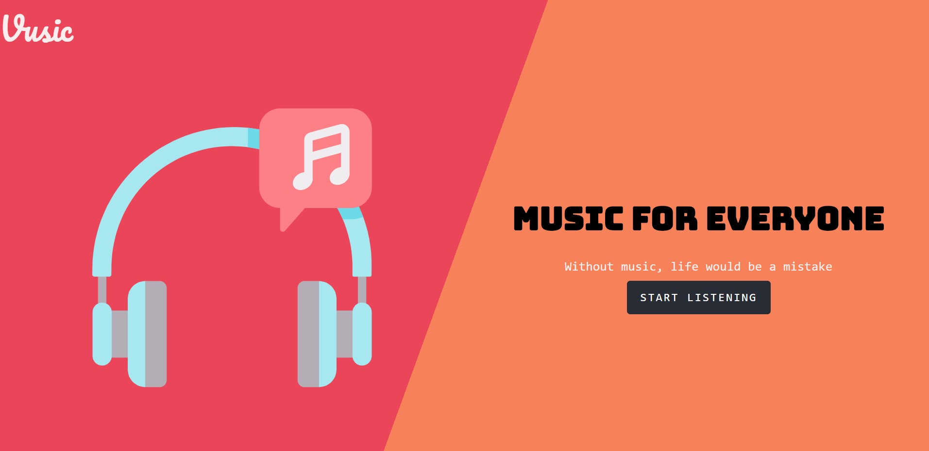 GitHub - Vishal023/Vusic: Vusic | The music destination you want.