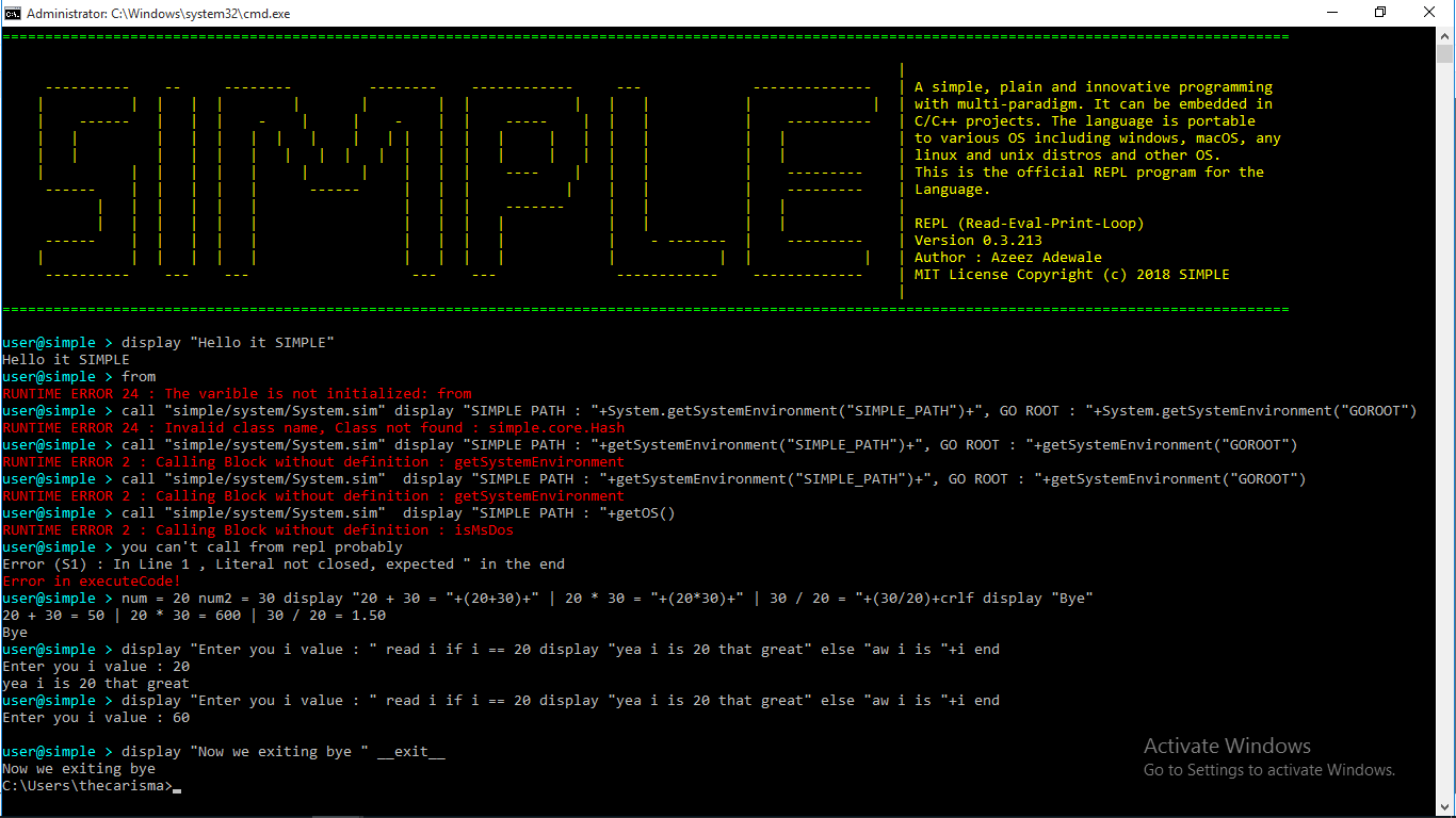 simple-repl