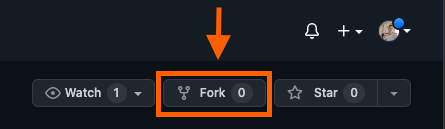 Imagem de criação de fork no GitHub