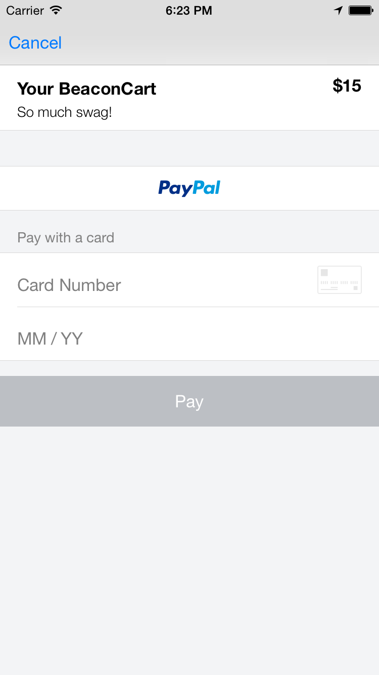Payment Page