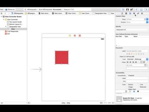 IBDesignable - IBInspectable Demo