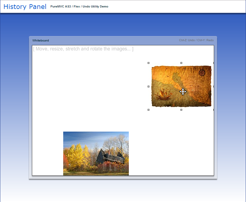 PureMVC AS3 Demo: History Panel