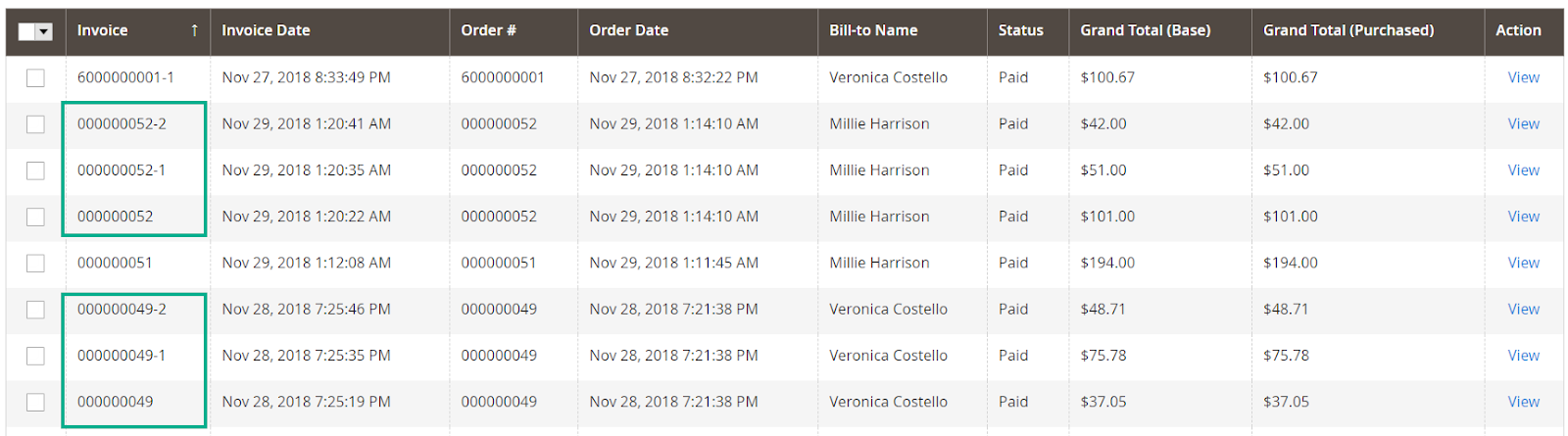 Magento 2 Same Order Number extension