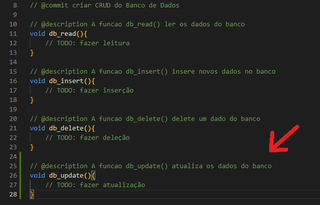 Atualizando o arquivo conexao.h com db_update()