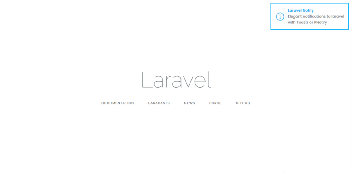 laravel notify