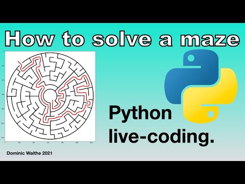 How to Solve a Maze - live coding - Python Video