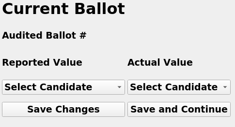 Current Ballot Details