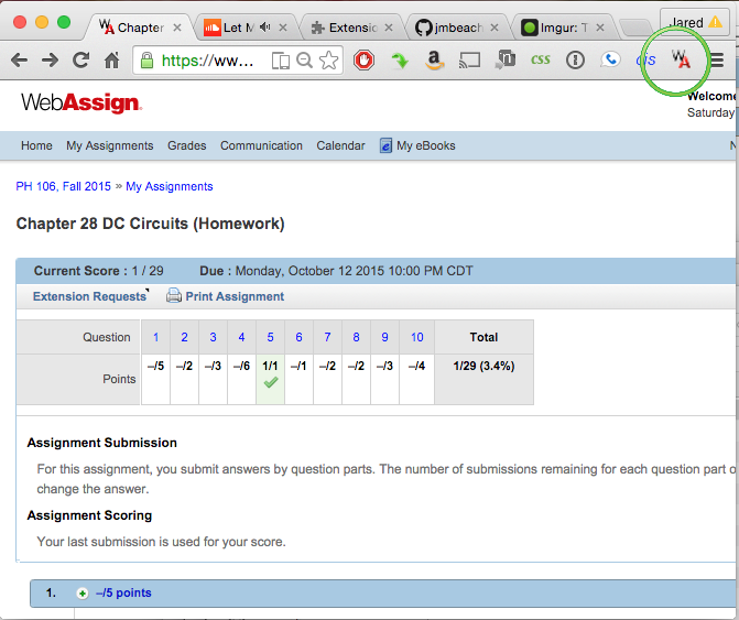 GitHub - jmbeach/ChromeAssign: Google Chrome extension which makes ...