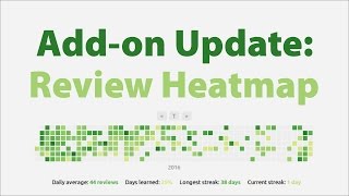 YouTube: Add-on Update: Review Heatmap