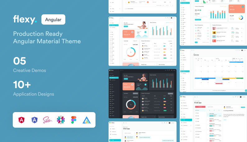 Flexy Tailwind React Admin Template Demo Screenshot