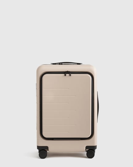 front-pocket-carry-on-hard-shell-suitcase-21-in-tan-polycarbonte-by-quince-1