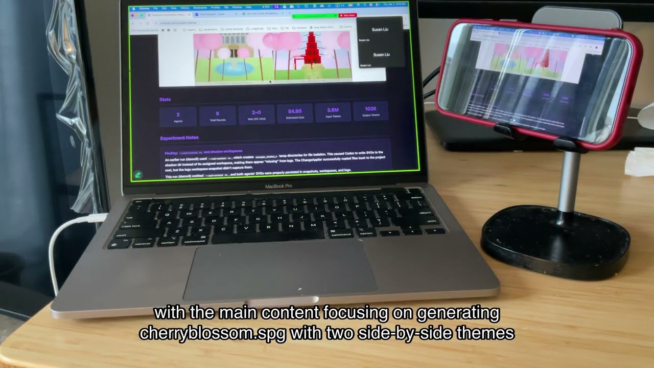 Sutando Demo — Phone-controlled computer operation