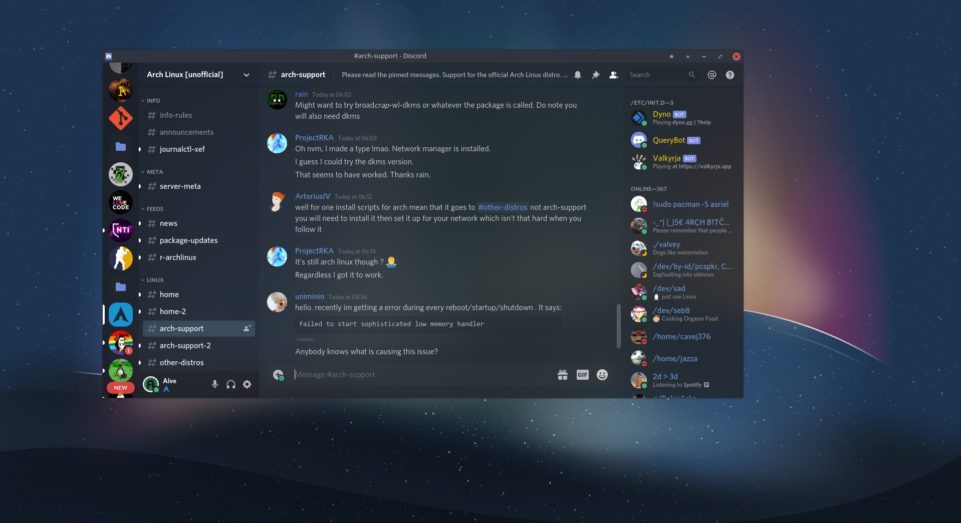 Screenshot of theme on KDE Plasma