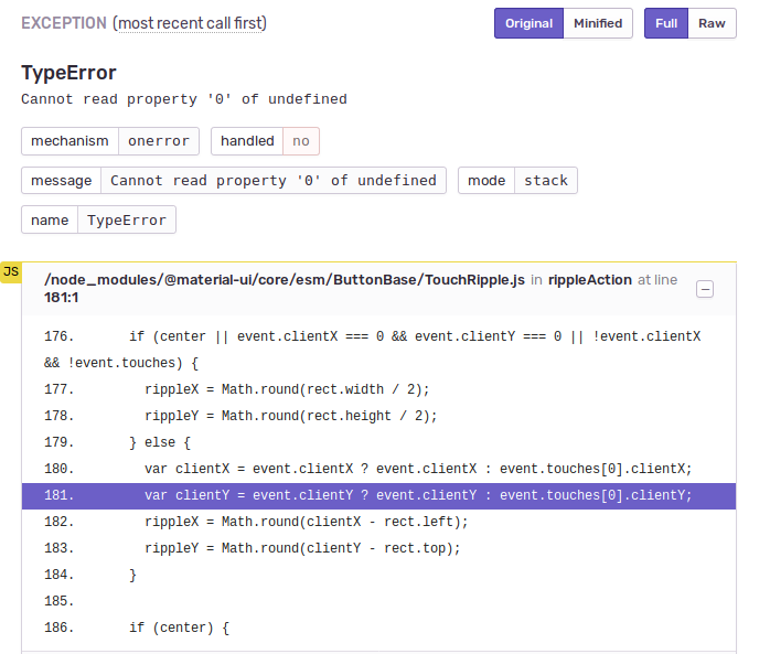Cannot read property '0' of undefined · Issue #16841 · mui/material-ui ...