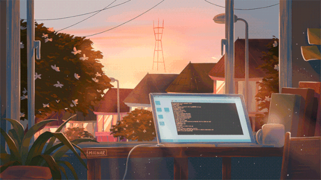 GIF keyboard AI background