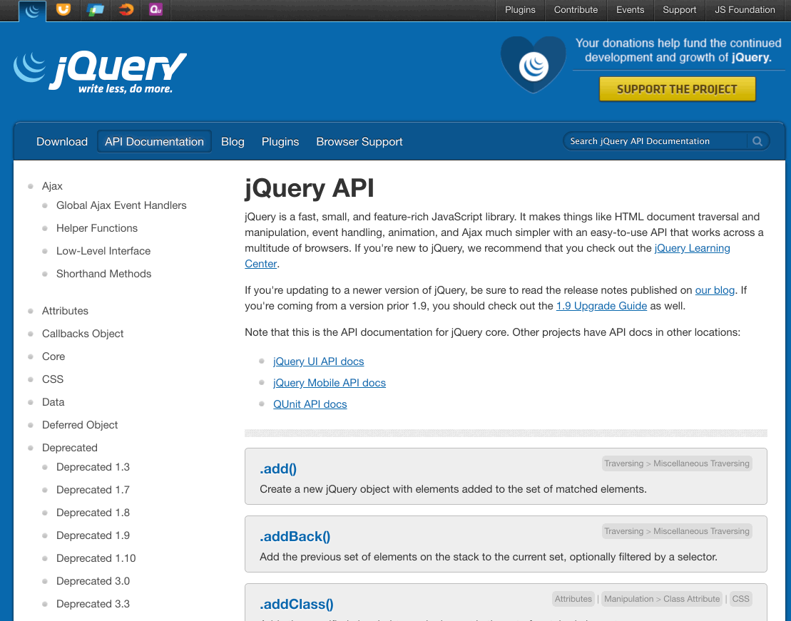demo of DocSearch + jQuery