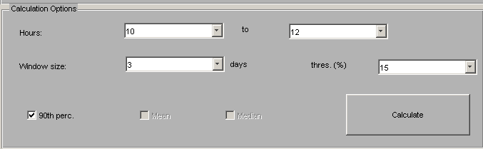 Calculation Options