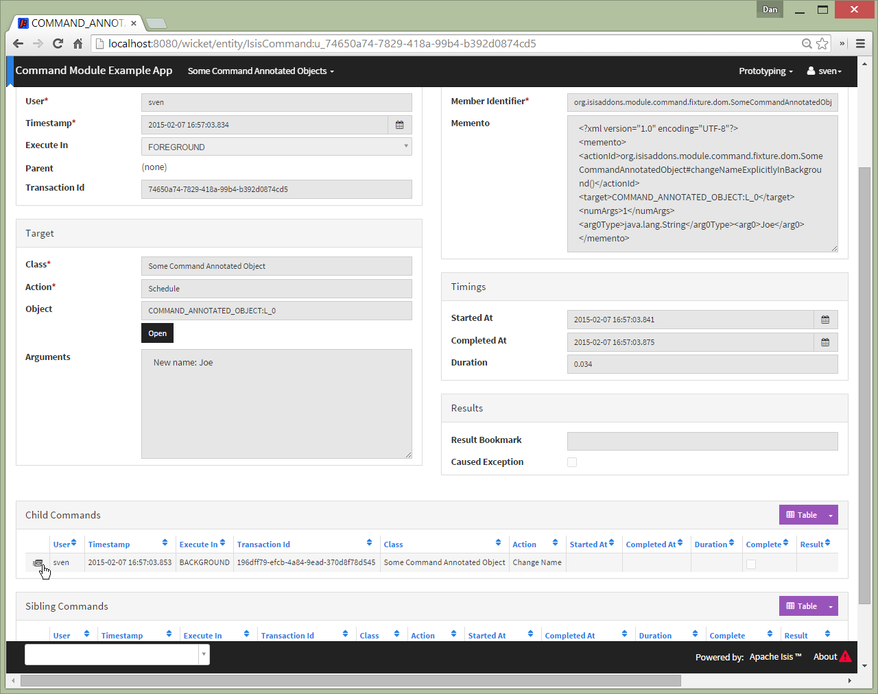 13 schedule foreground command with background command