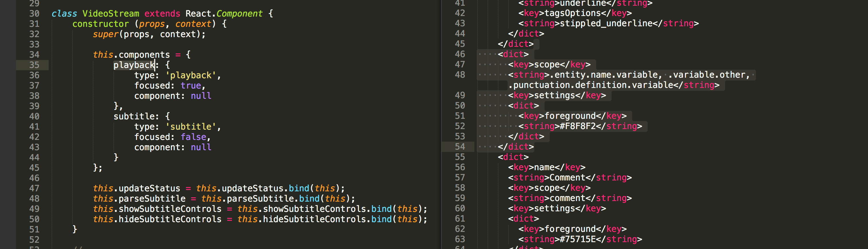 Current (Naomi) syntax highlight