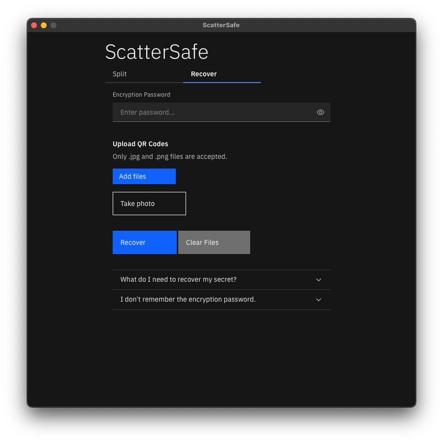 ScatterSafe Recover Dark