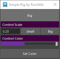 GitHub - RooWiki/Simple_Rig: Python tools for rig easily in Autodesk ...