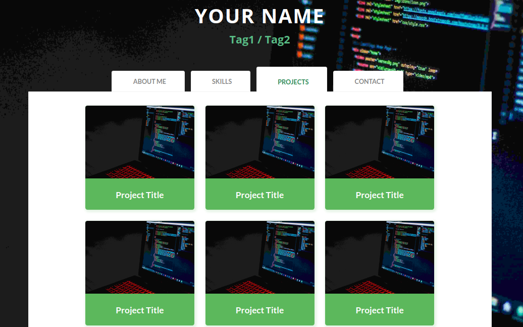 Project Tab