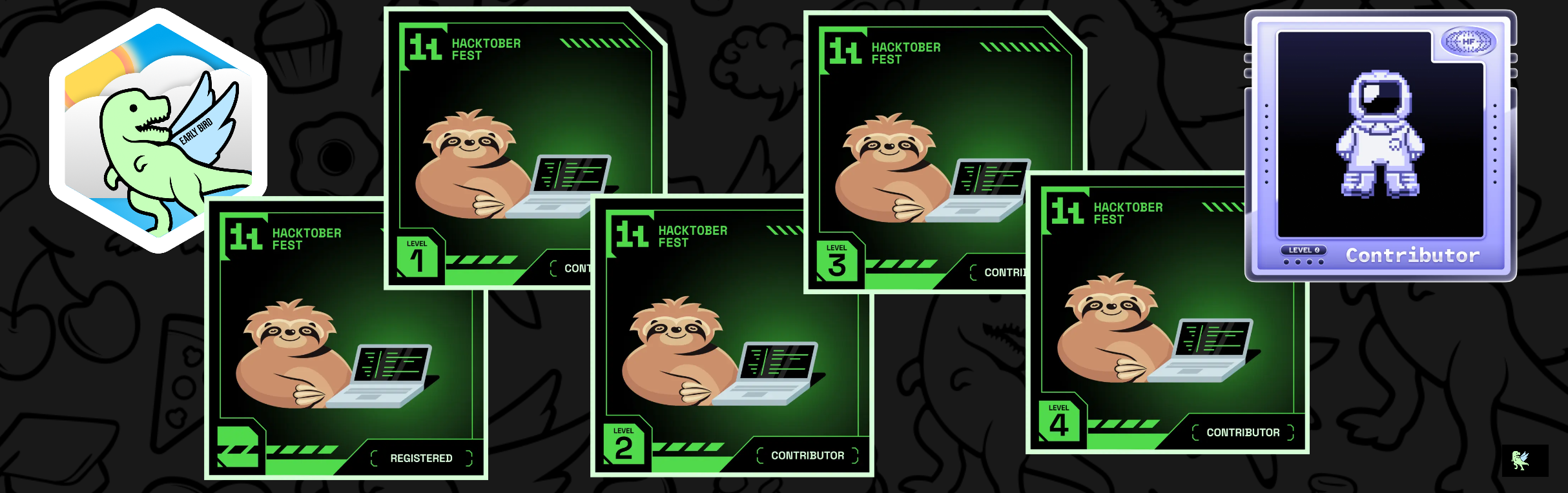 An image of @ravipatel94's Holopin badges, which is a link to view their full Holopin profile