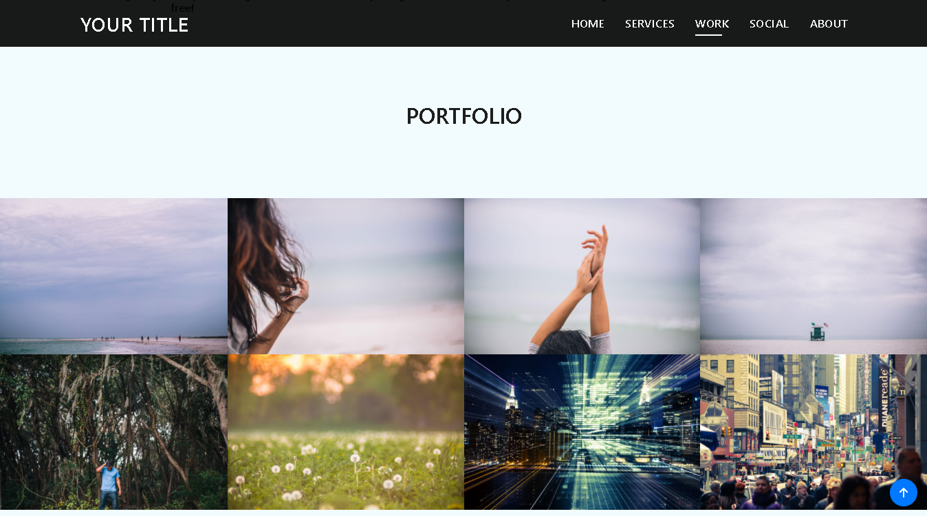 Website template