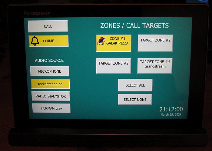 Multi-call kiosk