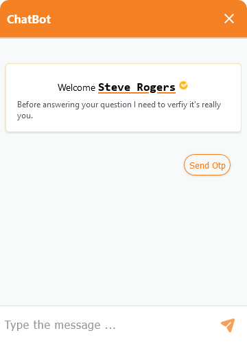 chatbot verification