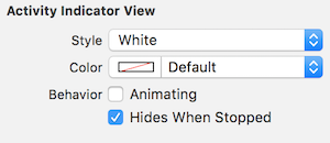 Activity Indicator Style