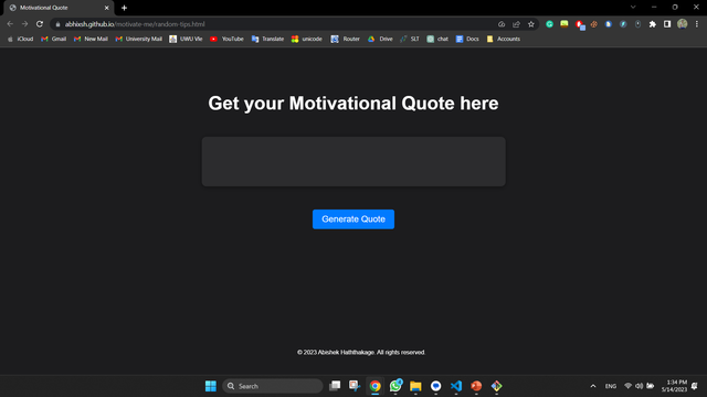 GitHub - abhixsh/motivate-me: A random motivating message is displayed ...