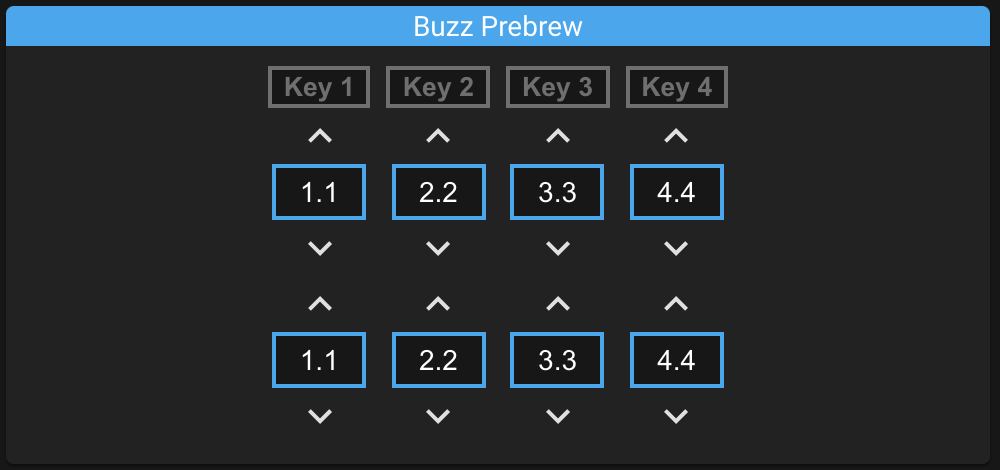 Prebrew On/Off Hours