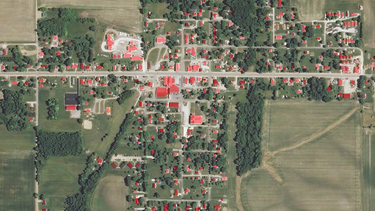 Discover house, building from aerial image