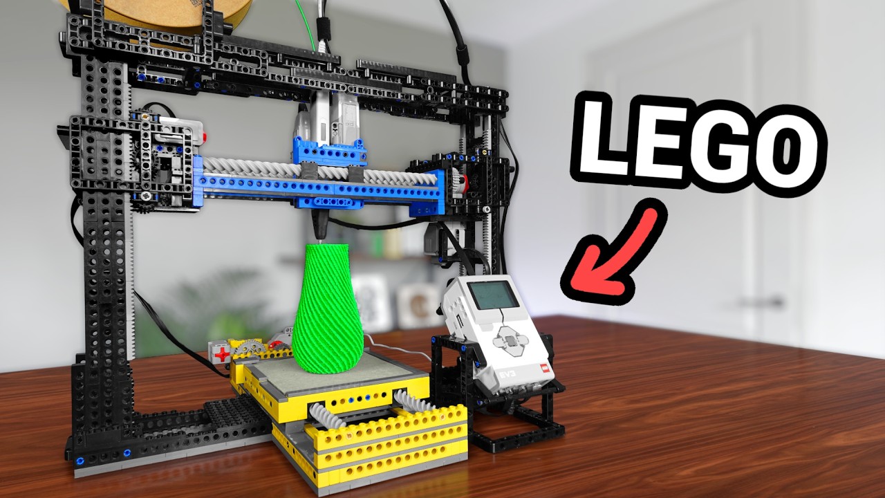 LEGO 3D Printer video