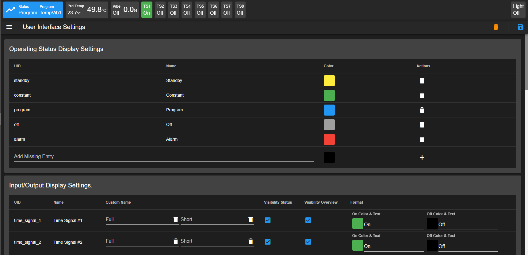 Customizable UI