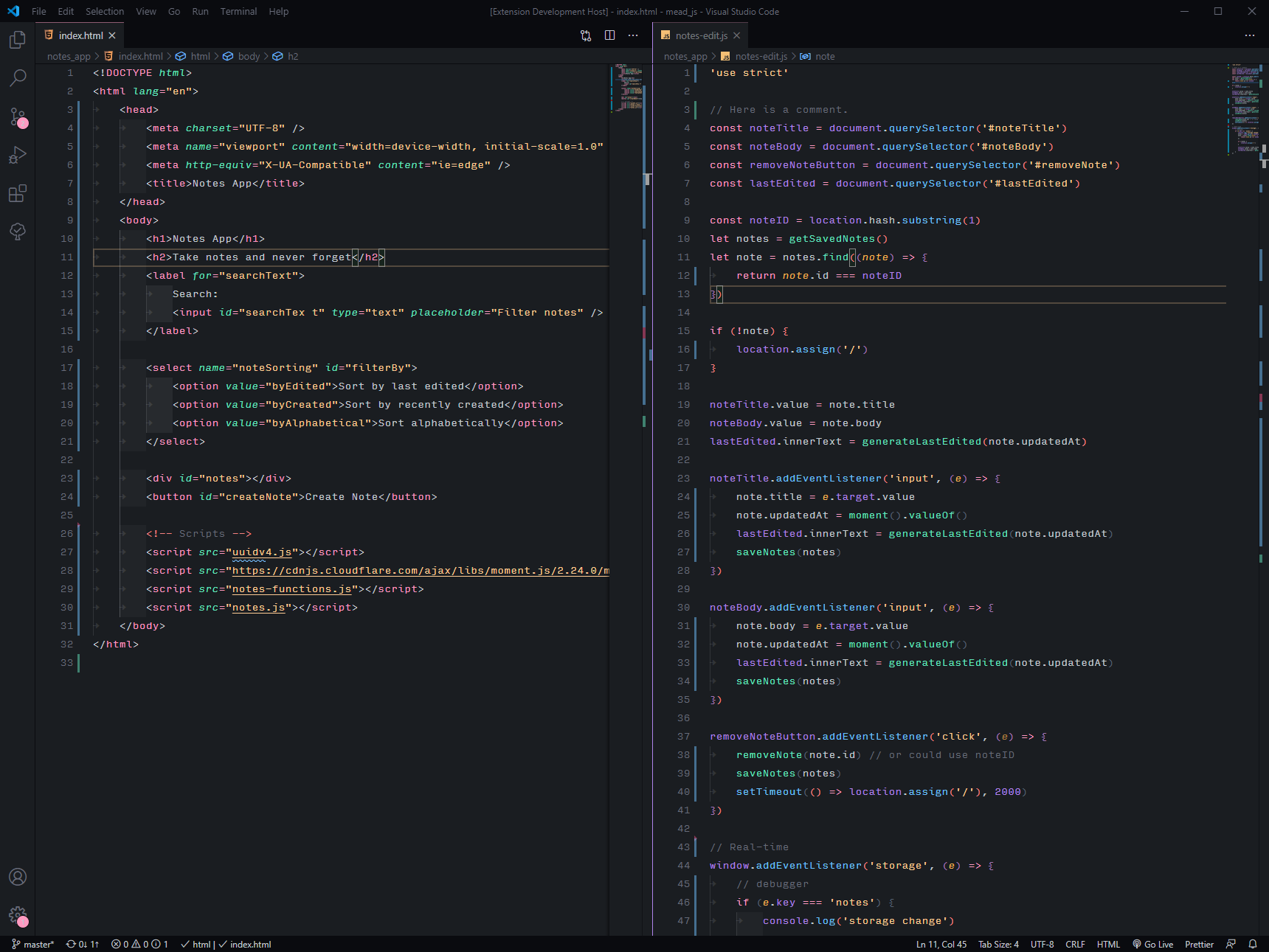 Screenshot of _inkSea Dark Theme